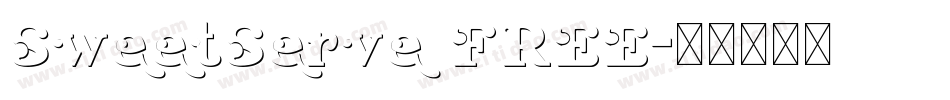 SweetServe FREE字体转换